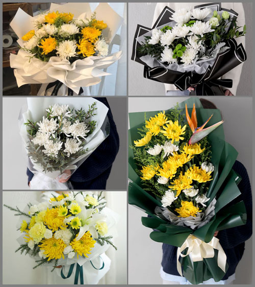 贵州黔西南州册亨县百口乡白事花束代送